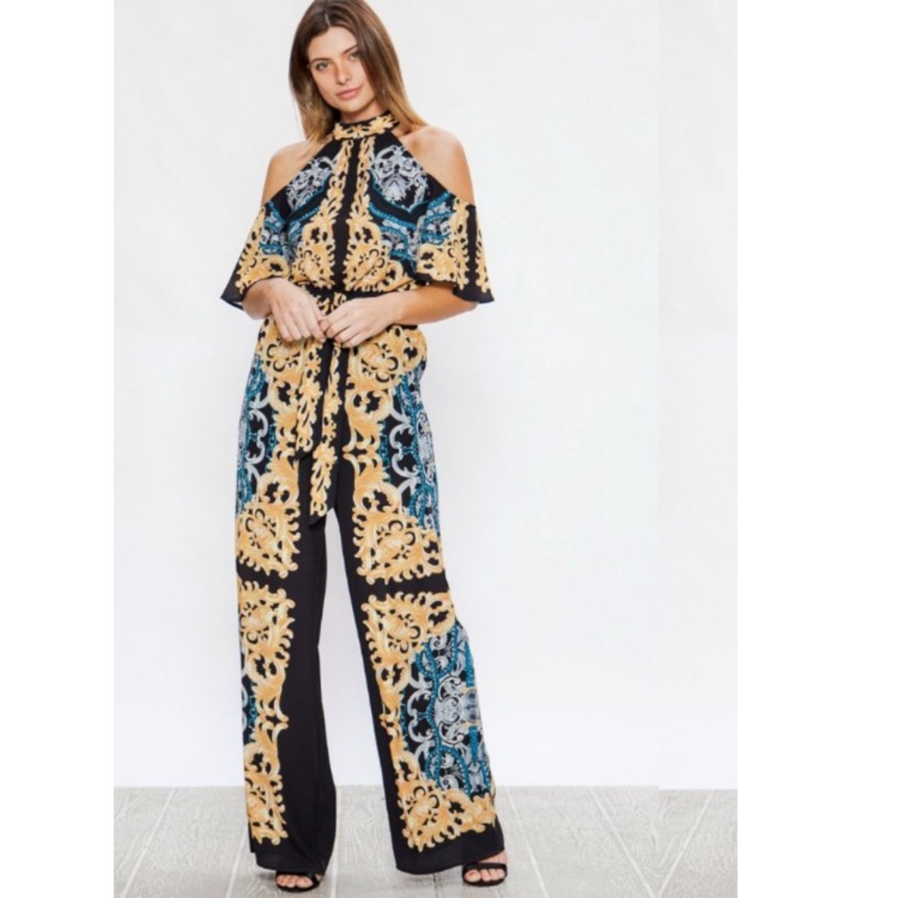 Flirty "Cold Shoulder" Jumpsuit